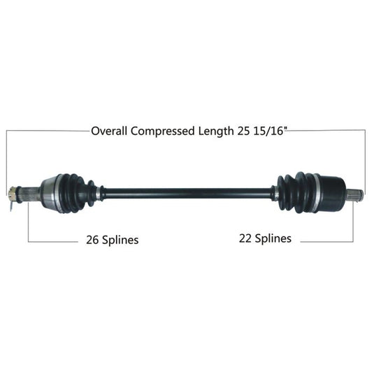 TYTANEUM OE REPLACEMENT CV AXLE POLARIS FRONT LEFT / RIGHT