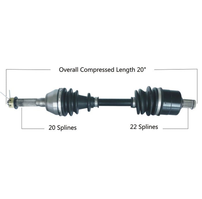 TYTANEUM OE REPLACEMENT CV AXLE POLARIS FRONT LEFT / RIGHT