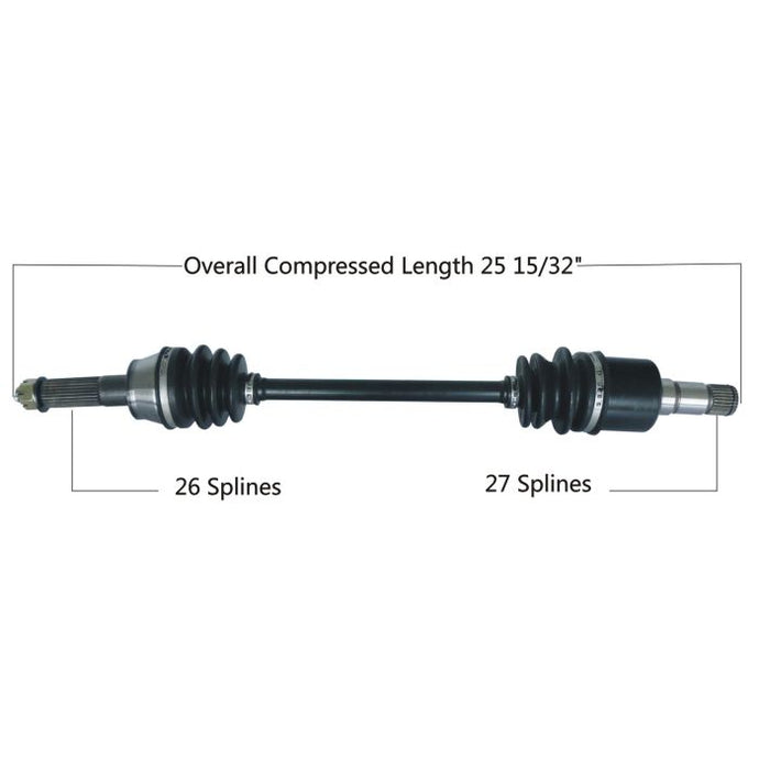 TYTANEUM OE REPLACEMENT CV AXLE POLARIS REAR RIGHT