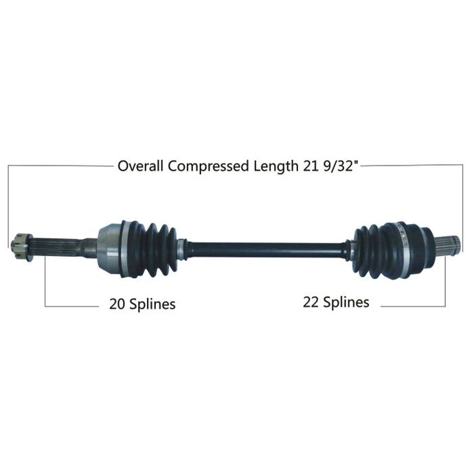 TYTANEUM OE REPLACEMENT CV AXLE POLARIS FRONT LEFT / RIGHT