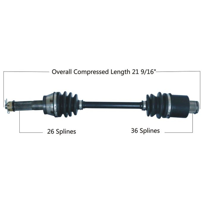 TYTANEUM OE REPLACEMENT CV AXLE POLARIS REAR LEFT / RIGHT