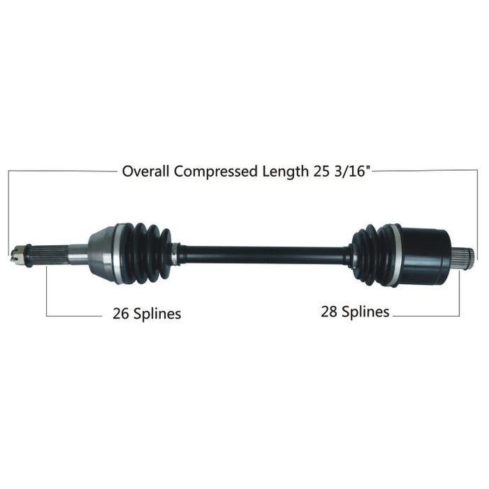 TYTANEUM OE REPLACEMENT CV AXLE POLARIS REAR LEFT / RIGHT