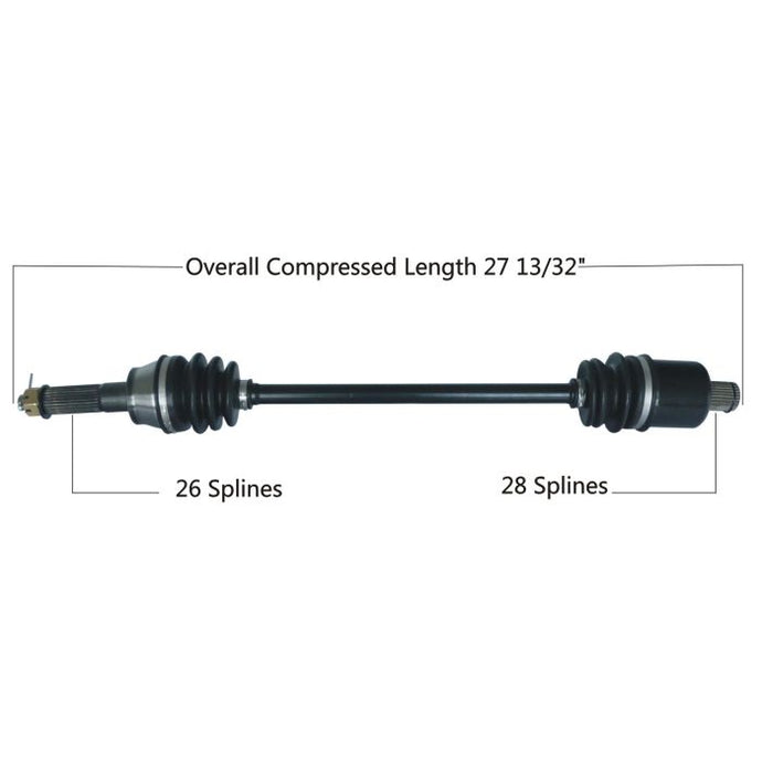 TYTANEUM OE REPLACEMENT CV AXLE POLARIS REAR LEFT / RIGHT