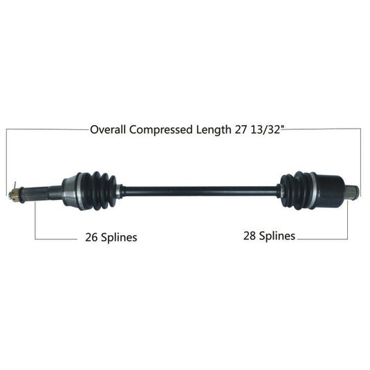 TYTANEUM OE REPLACEMENT CV AXLE POLARIS REAR LEFT / RIGHT