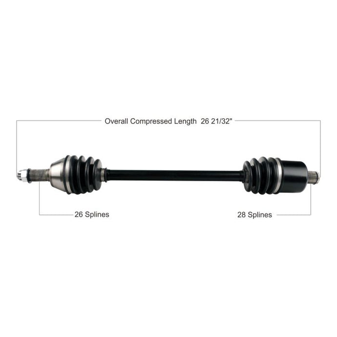 TYTANEUM OE REPLACEMENT CV AXLE POLARIS REAR LEFT / RIGHT
