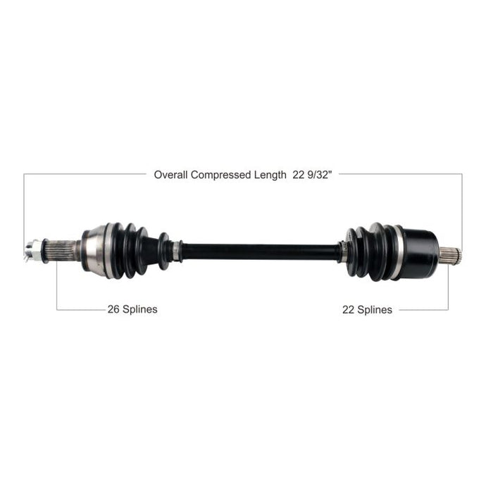 TYTANEUM OE REPLACEMENT CV AXLE POLARIS FRONT LEFT / RIGHT