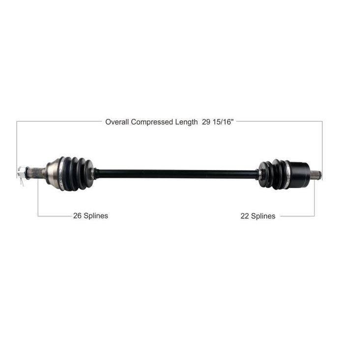TYTANEUM OE REPLACEMENT CV AXLE POLARIS FRONT LEFT / RIGHT