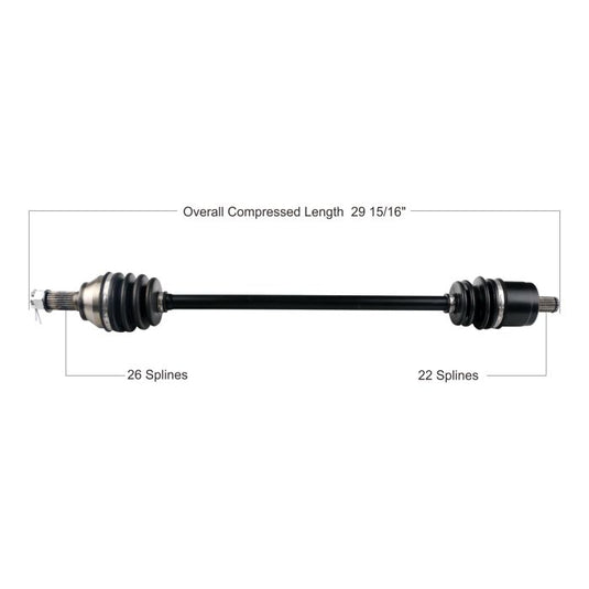 TYTANEUM OE REPLACEMENT CV AXLE POLARIS FRONT LEFT / RIGHT