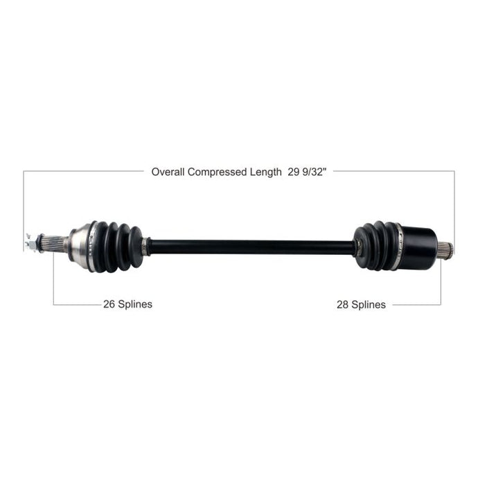 TYTANEUM OE REPLACEMENT CV AXLE POLARIS FRONT LEFT / RIGHT