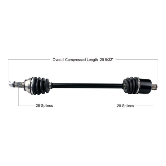 TYTANEUM OE REPLACEMENT CV AXLE POLARIS FRONT LEFT / RIGHT
