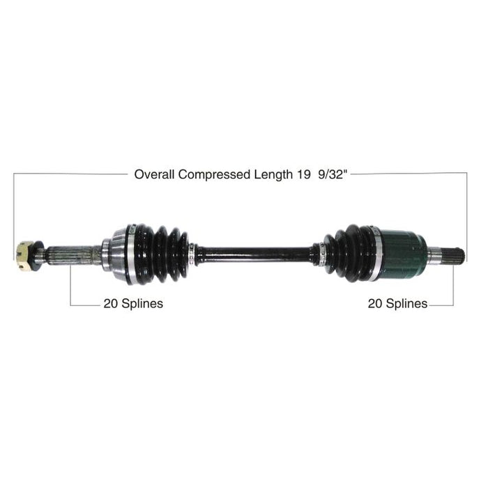 TYTANEUM OE REPLACEMENT CV AXLE SUZUKI FRONT LEFT