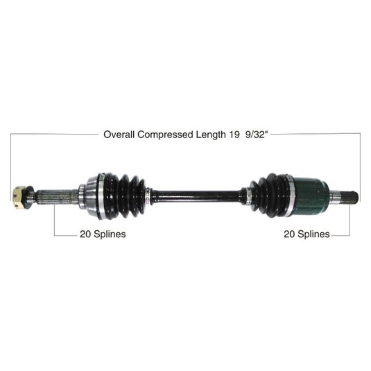 TYTANEUM OE REPLACEMENT CV AXLE SUZUKI FRONT LEFT