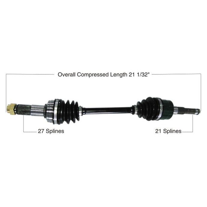TYTANEUM OE REPLACEMENT CV AXLE YAMAHA FRONT LEFT