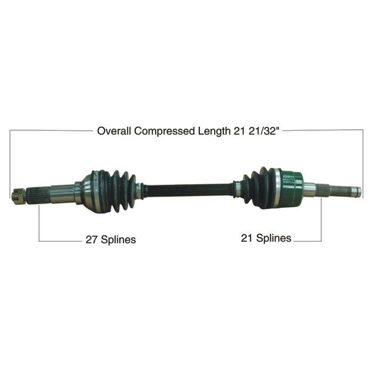 TYTANEUM OE REPLACEMENT CV AXLE YAMAHA FRONT LEFT