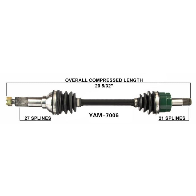 TYTANEUM OE REPLACEMENT CV AXLE YAMAHA FRONT RIGHT