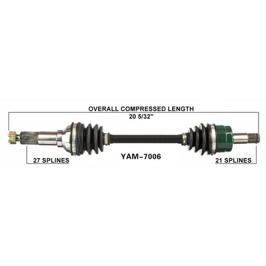 TYTANEUM OE REPLACEMENT CV AXLE YAMAHA FRONT RIGHT