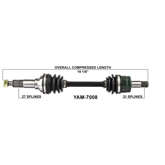 TYTANEUM OE REPLACEMENT CV AXLE YAMAHA FRONT RIGHT
