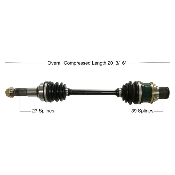 TYTANEUM OE REPLACEMENT CV AXLE YAMAHA REAR LEFT / RIGHT