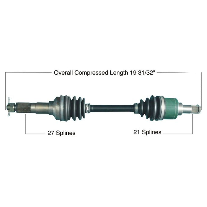 TYTANEUM OE REPLACEMENT CV AXLE YAMAHA FRONT LEFT / RIGHT