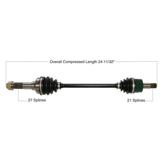 TYTANEUM OE REPLACEMENT CV AXLE YAMAHA FRONT LEFT / RIGHT