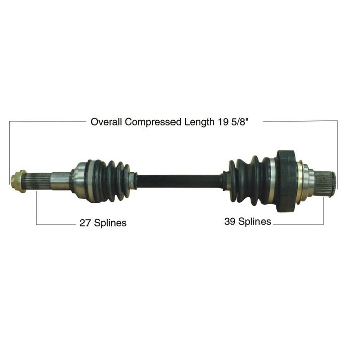TYTANEUM OE REPLACEMENT CV AXLE YAMAHA REAR LEFT