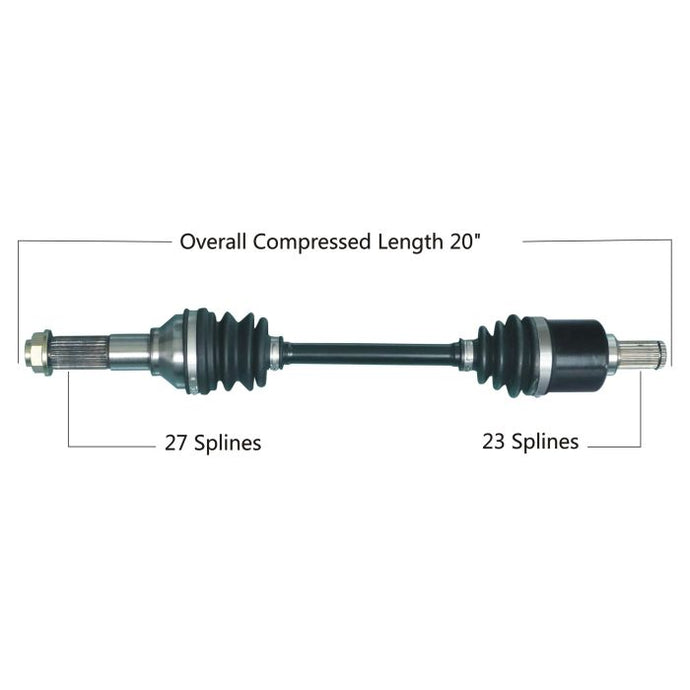 TYTANEUM OE REPLACEMENT CV AXLE YAMAHA REAR LEFT / RIGHT