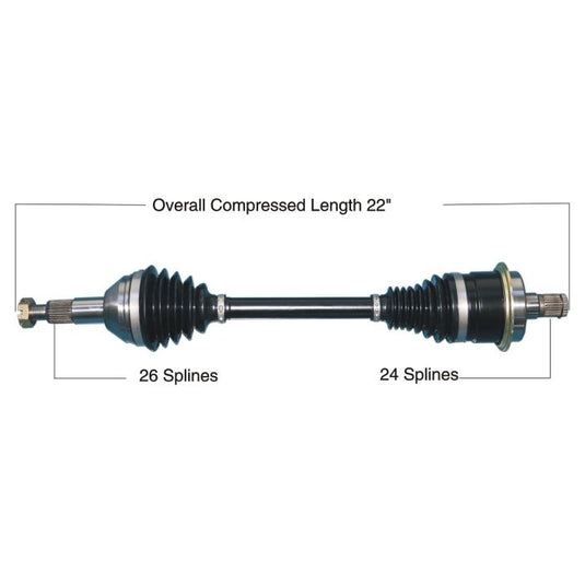 TYTANEUM HEAVY DUTY CV AXLE CAN-AM REAR LEFT