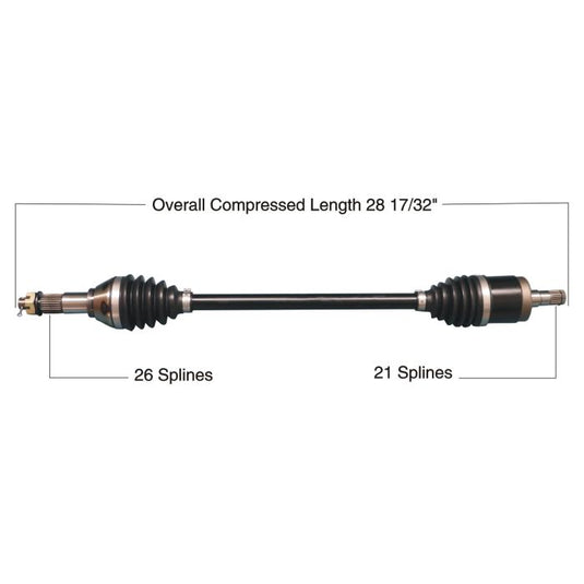 TYTANEUM HEAVY DUTY CV AXLE CAN-AM FRONT LEFT