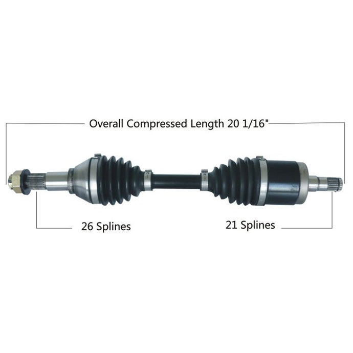 TYTANEUM HEAVY DUTY CV AXLE CAN-AM FRONT LEFT