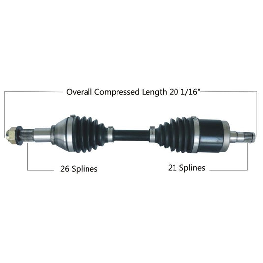 TYTANEUM HEAVY DUTY CV AXLE CAN-AM FRONT LEFT