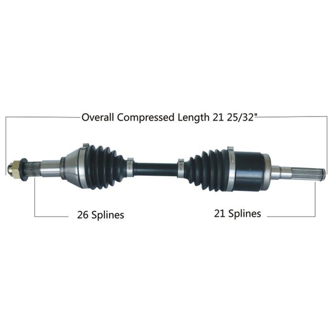TYTANEUM HEAVY DUTY CV AXLE CAN-AM FRONT RIGHT