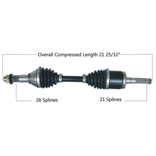 TYTANEUM HEAVY DUTY CV AXLE CAN-AM FRONT RIGHT