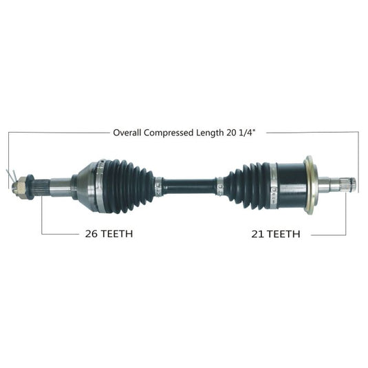 TYTANEUM HEAVY DUTY CV AXLE CAN-AM FRONT LEFT