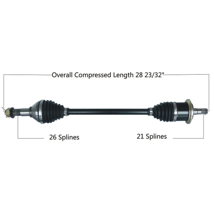 TYTANEUM HEAVY DUTY CV AXLE CAN-AM FRONT LEFT