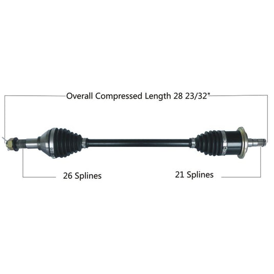 TYTANEUM HEAVY DUTY CV AXLE CAN-AM FRONT LEFT