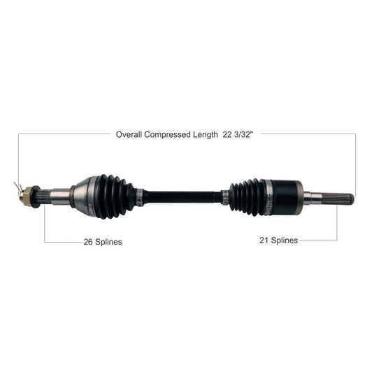 TYTANEUM HEAVY DUTY CV AXLE CAN-AM FRONT RIGHT