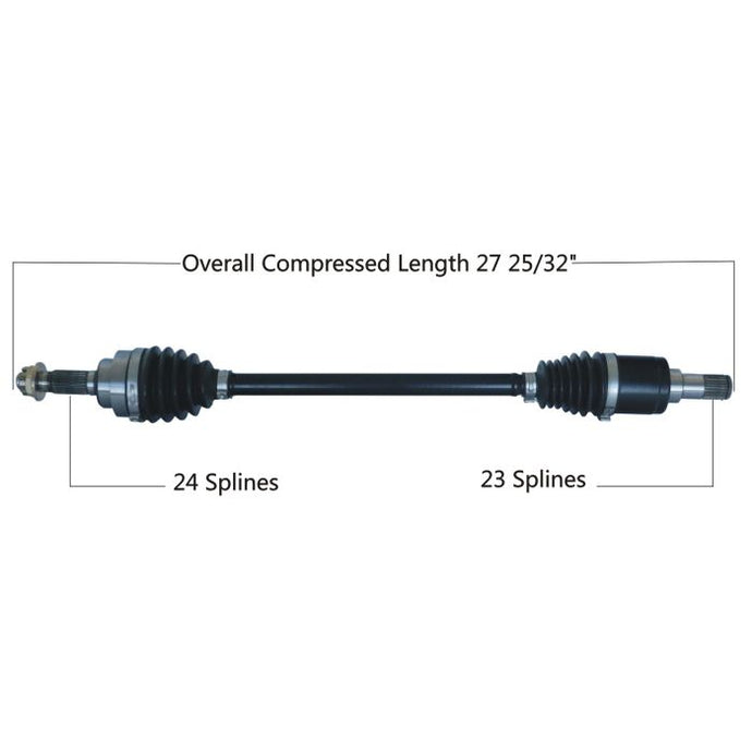 TYTANEUM HEAVY DUTY CV AXLE HONDA FRONT LEFT