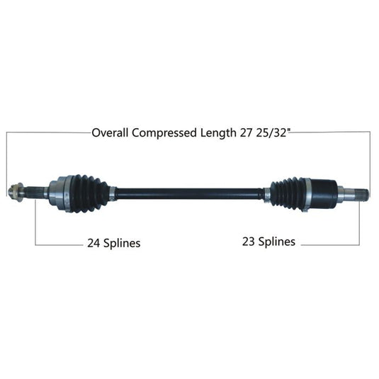 TYTANEUM HEAVY DUTY CV AXLE HONDA FRONT LEFT