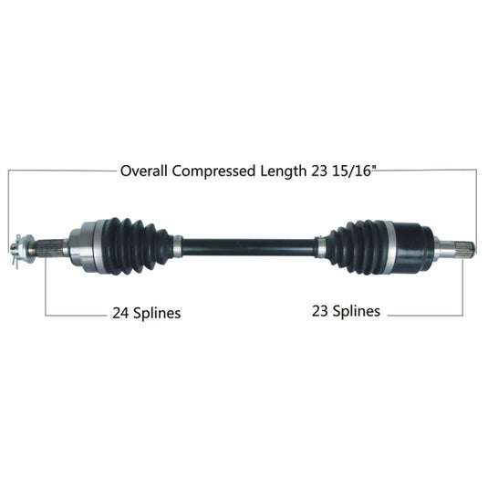 TYTANEUM HEAVY DUTY CV AXLE HONDA FRONT RIGHT