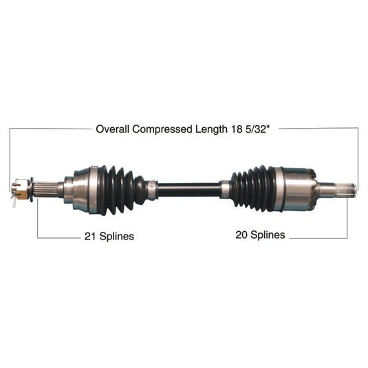 TYTANEUM HEAVY DUTY CV AXLE KAWASAKI FRONT LEFT