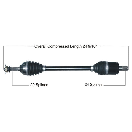 TYTANEUM HEAVY DUTY CV AXLE KAWASAKI FRONT LEFT / RIGHT