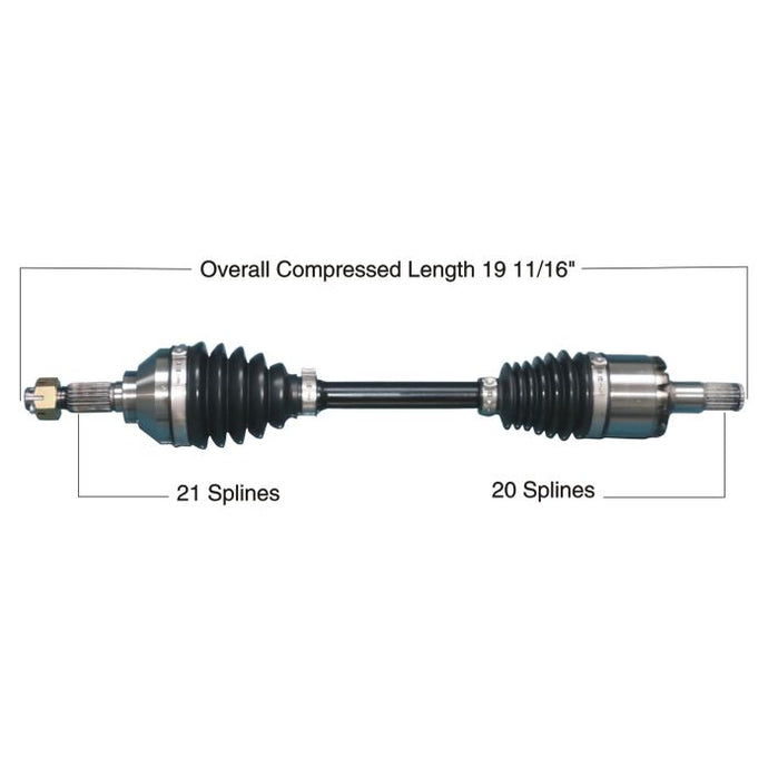 TYTANEUM HEAVY DUTY CV AXLE KAWASAKI FRONT LEFT