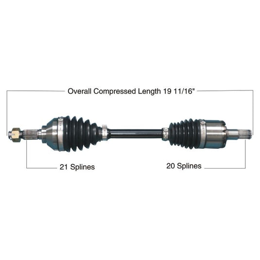 TYTANEUM HEAVY DUTY CV AXLE KAWASAKI FRONT LEFT