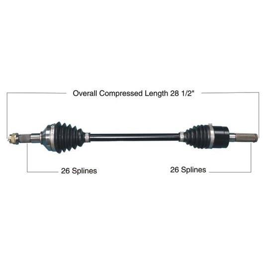 TYTANEUM HEAVY DUTY CV AXLE KAWASAKI FRONT LEFT