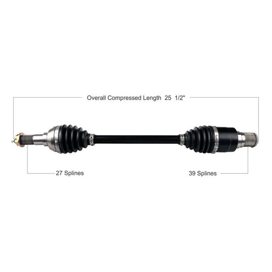 TYTANEUM HEAVY DUTY CV AXLE KYMCO REAR LEFT