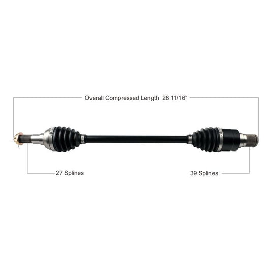 TYTANEUM HEAVY DUTY CV AXLE KYMCO REAR RIGHT