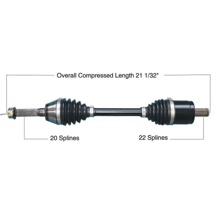 TYTANEUM HEAVY DUTY CV AXLE POLARIS FRONT LEFT / RIGHT