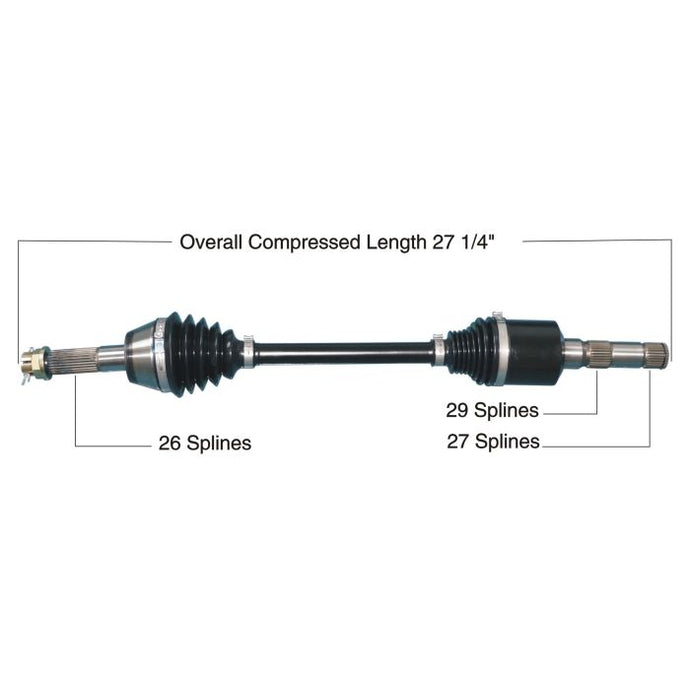 TYTANEUM HEAVY DUTY CV AXLE POLARIS REAR LEFT