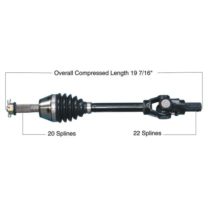 TYTANEUM HEAVY DUTY CV AXLE POLARIS FRONT LEFT / RIGHT