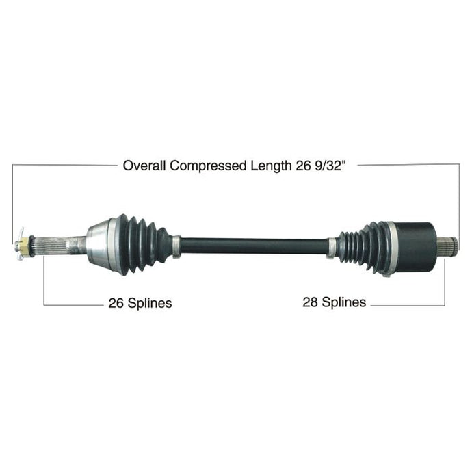 TYTANEUM HEAVY DUTY CV AXLE POLARIS REAR LEFT / RIGHT